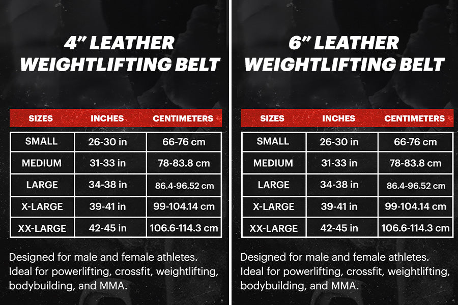 different types of leather belts