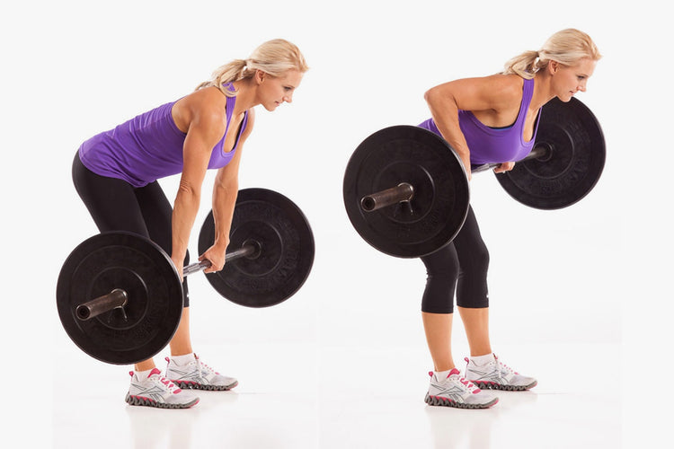 3. Barbell Bent Over Row