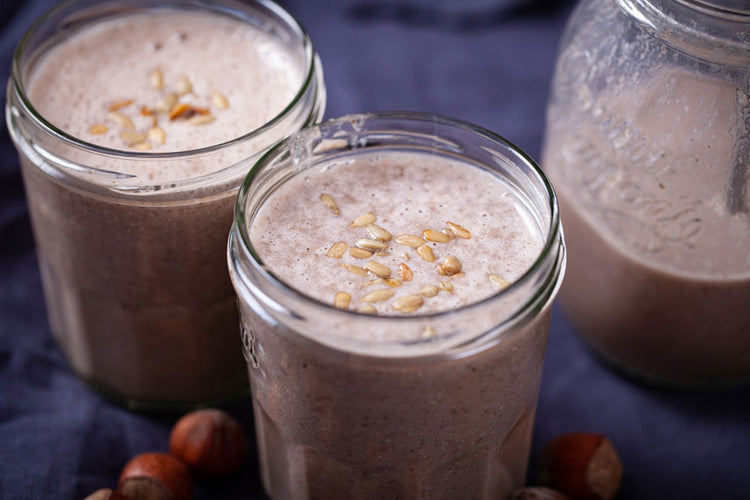 Fruity Flaxseed Protein Shake