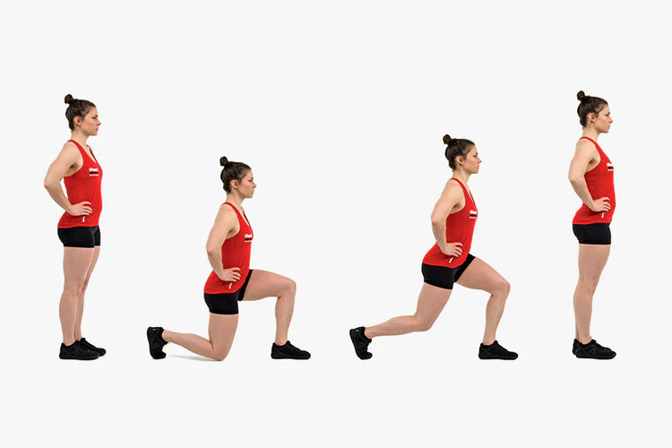 3. Walking Lunges