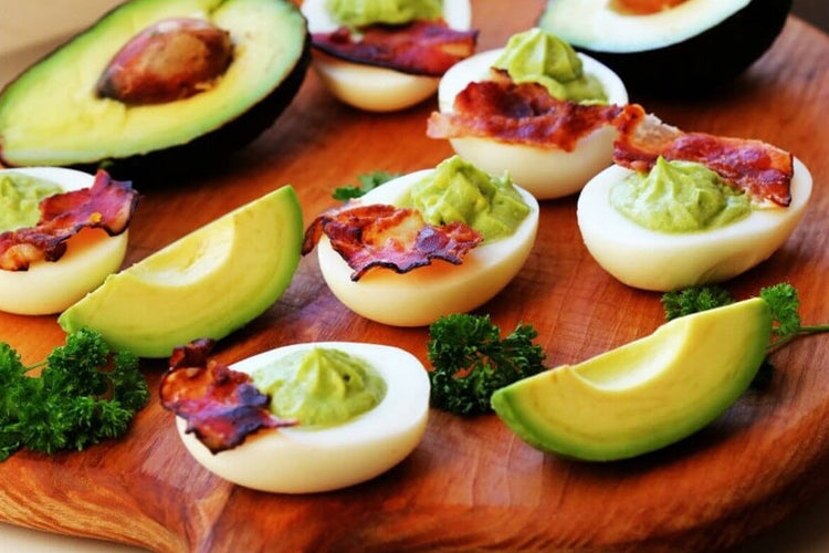 4. Deviled Avocado Eggs