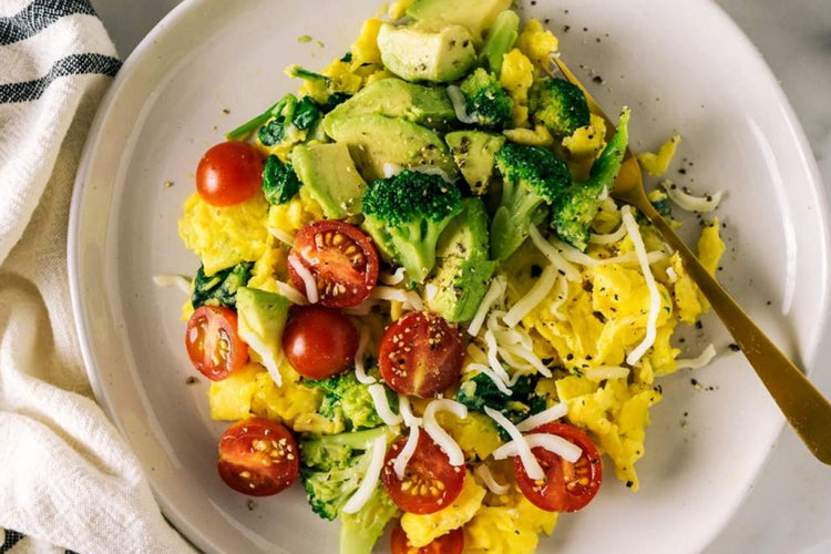 4. Scrambled Eggs with Veggies