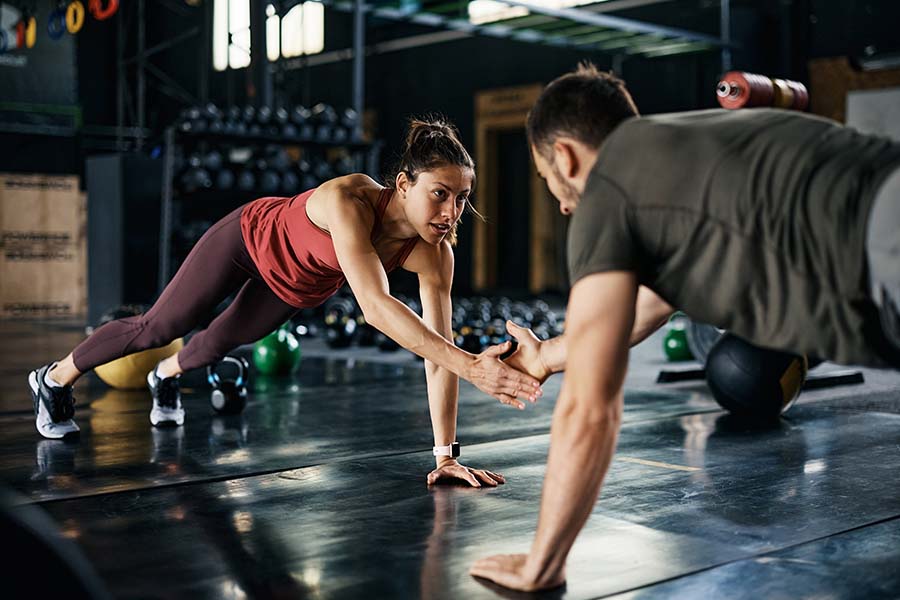 Partner Push-Ups