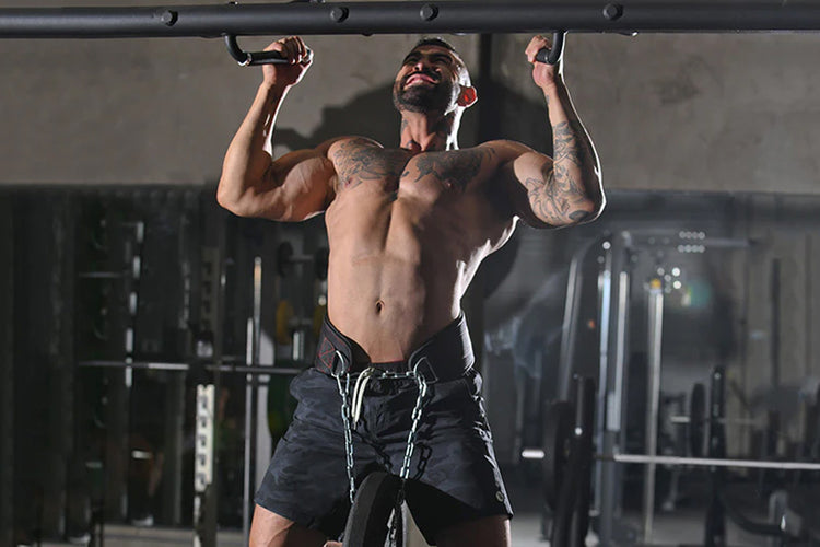 Chin -ups and Pull-ups with a dip belt