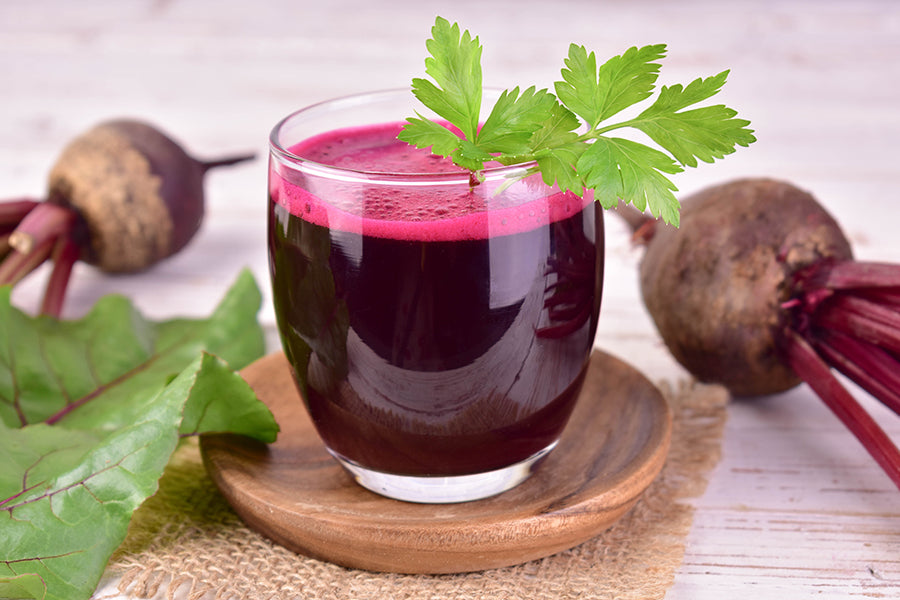 Drinking Beetroot Juice