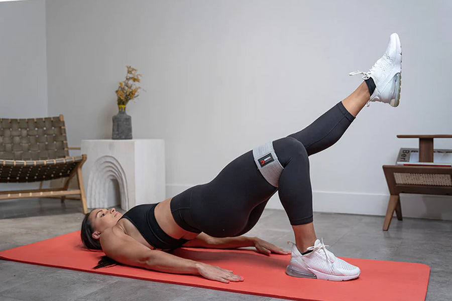 bridge hip abduction exercise