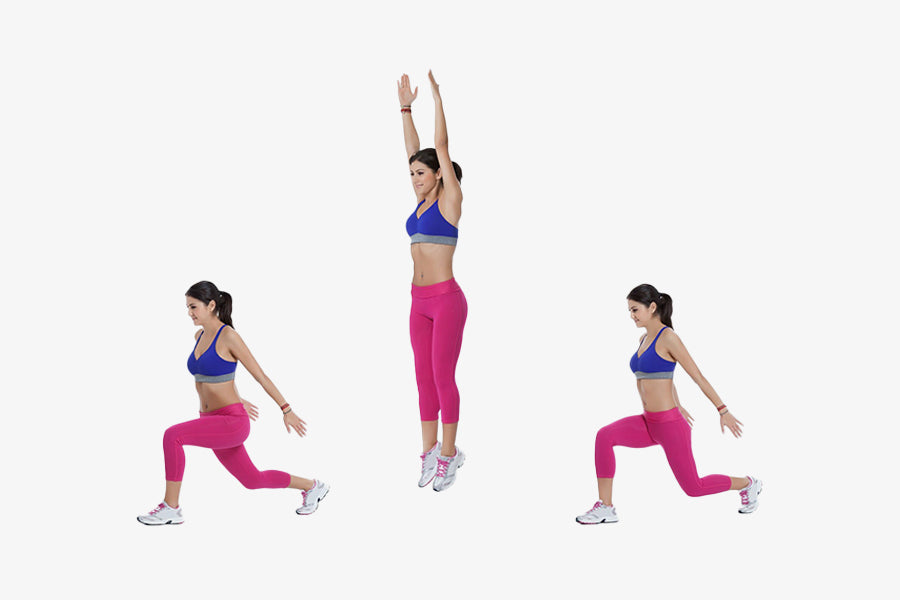 Jumping Lunges