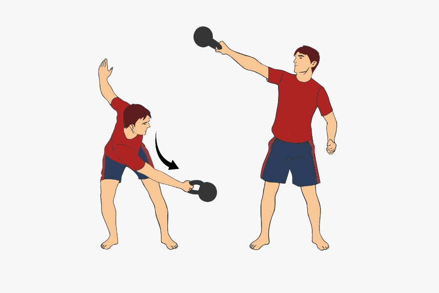 Lateral Kettlebell Swing