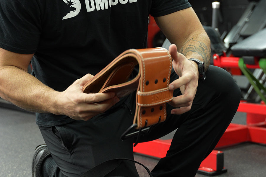 How to fold a weight lifting belt properly