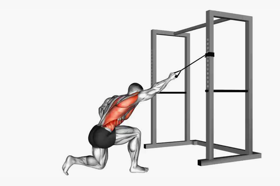 The Single Arm Kneeling Pulldown