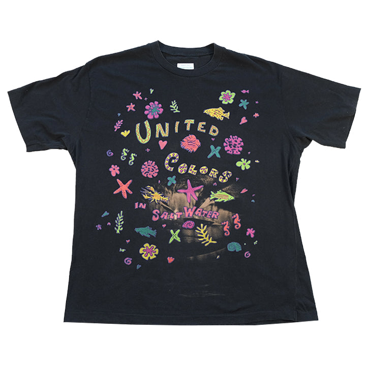 Vintage United Colors Of Store T-Shirt Benetton L Steep – 