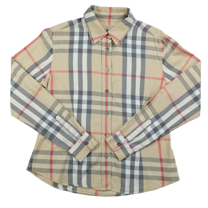 vintage burberry shirt womens