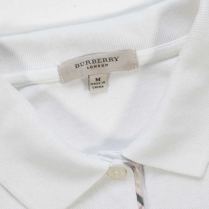 Vintage Burberry WOMENS Embroidered Logo Polo Shirt - M – Steep Store