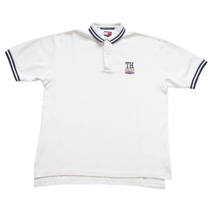 Vintage Tommy Hilfiger Lion Store – Steep Colour Block XL - Crest Polo Shirt