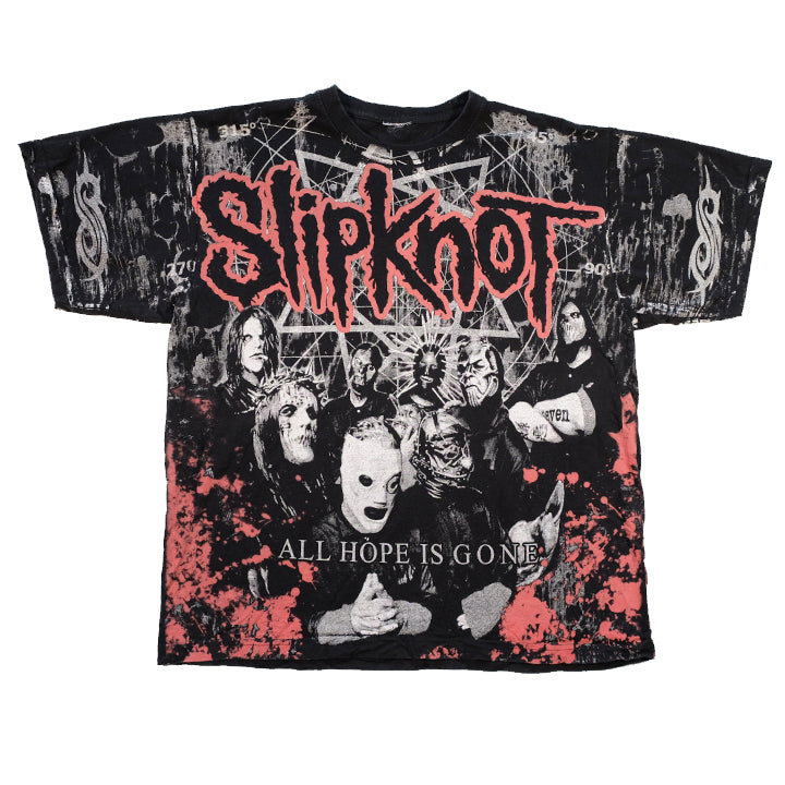 Vintage RARE Slipknot All Hope Is Gone All Over Print T-Shirt - M ...