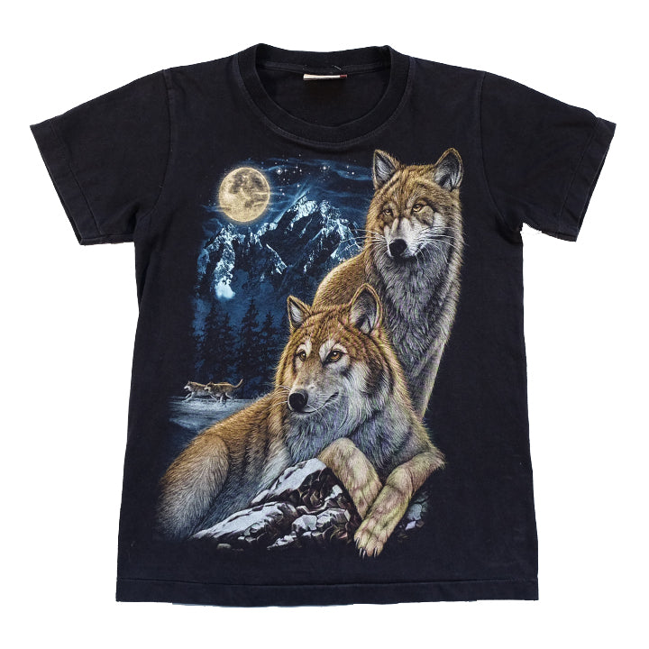 Vintage Wolf Front & Back Graphic T-Shirt - L/XL – Steep Store