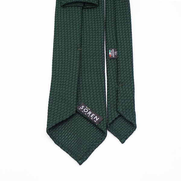 Grenadine (garza grossa) Silk Untipped - Forest Green - Soren Custom Inc