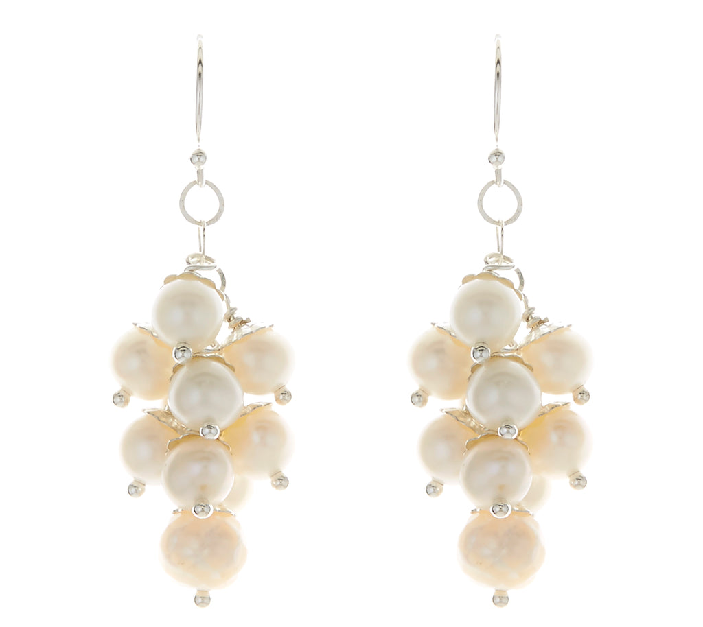 Life Bejeweled Multi-Drop Pearl Earrings - LifeBejeweled