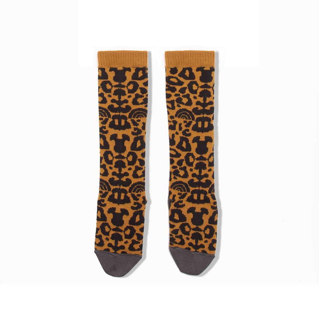 cheetah knee high boots