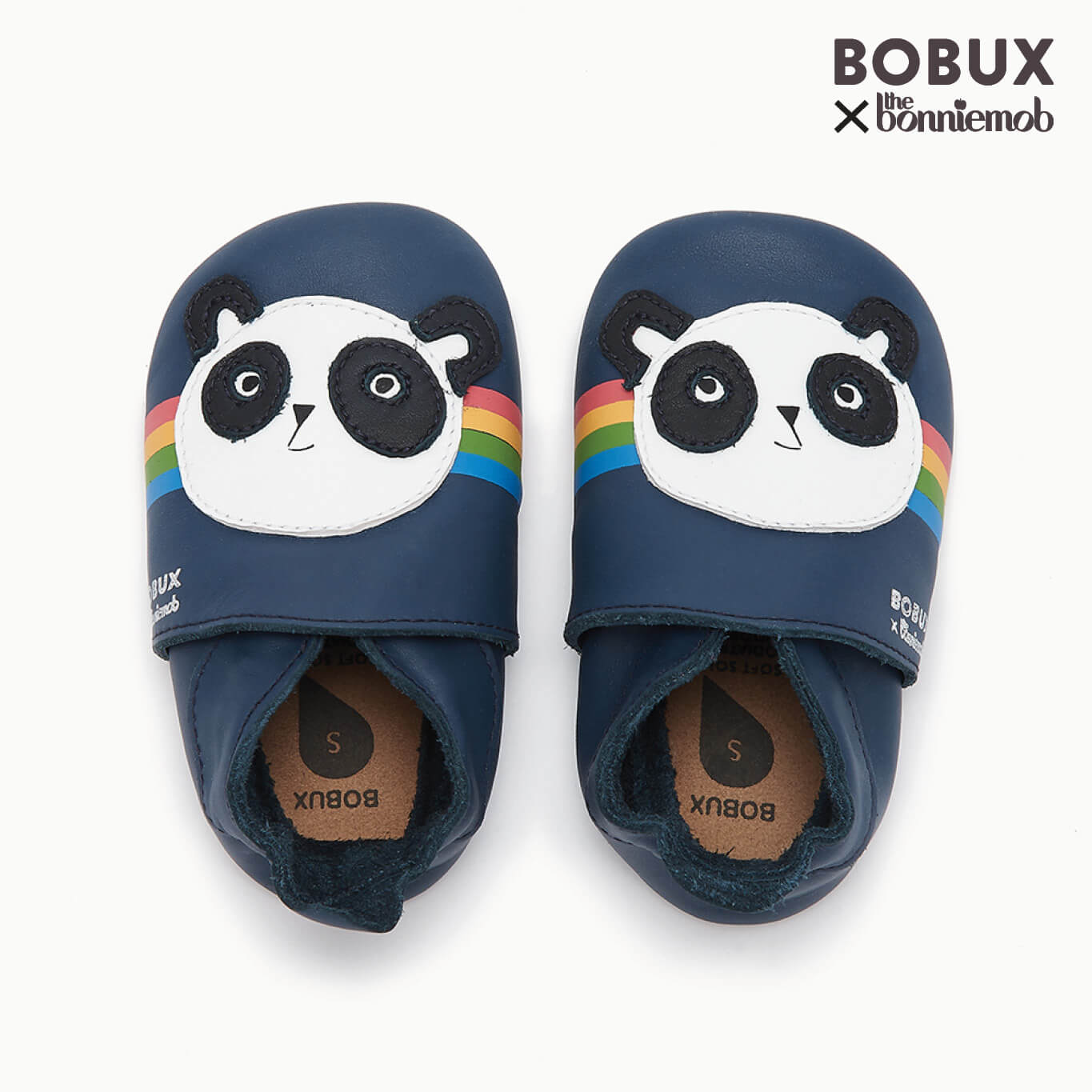 Bobux X Bonnie Mob Panda Soft Sole Baby 