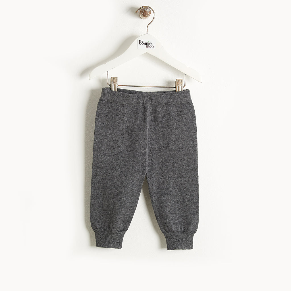 knit jogging trousers