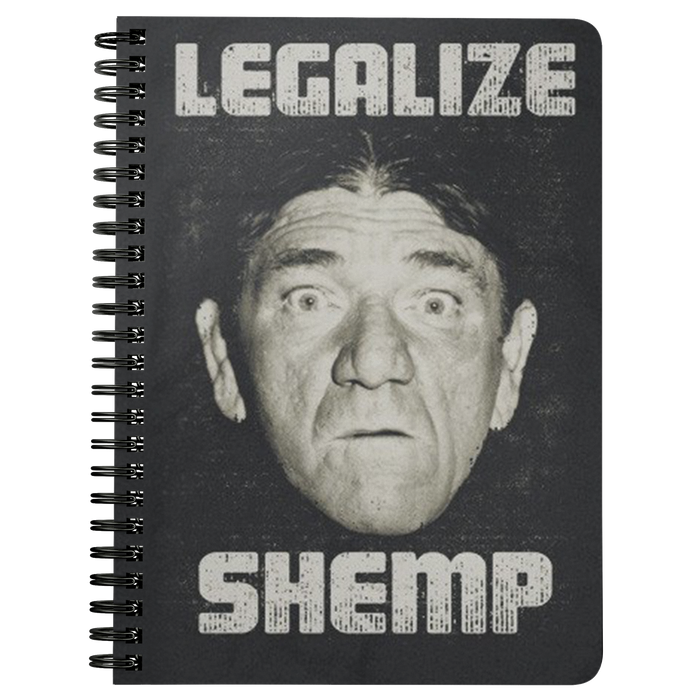 Three Stooges Spiral Notebook - Legalize Shemp