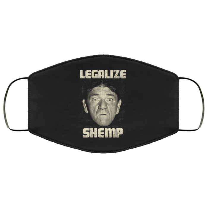 Three Stooges Legalize Shemp Face Mask