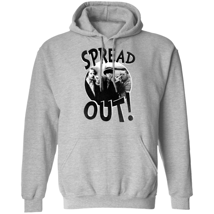 Three Stooges Spread Out Pullover Hoodie Sweatshirt