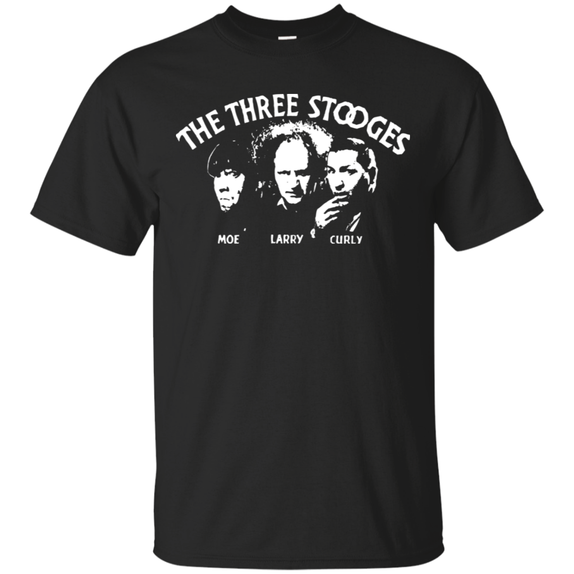 Three Stooges Opening Credits Classic Logo T-Shirt — The Three Stooges ...