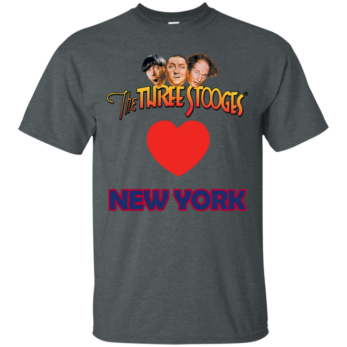 Three Stooges Love New York Heart T-Shirt