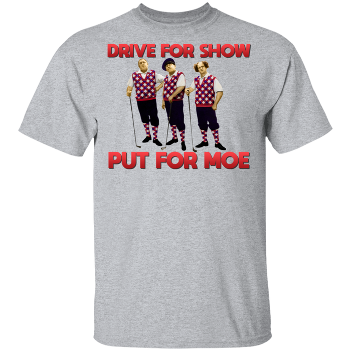 Three Stooges Putt For Moe Golf T-Shirt