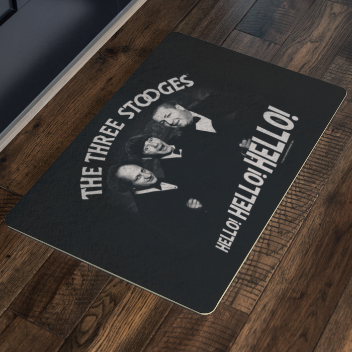 Three Stooges Classic Hello Doormat