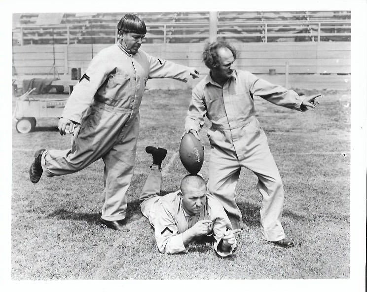 Three Stooges Promo Photo - Football Kick