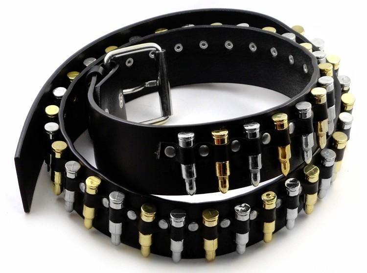 Black & White Checkerboard Pyramid Studded Leather Belt – Bewild