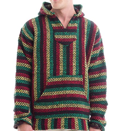 Deluxe Baja - Original Mexican Baja Hoodie (Rasta Color) – Bewild