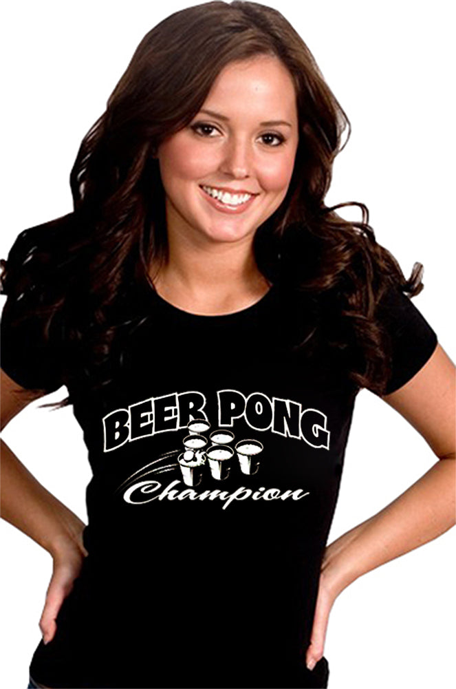 beer pong champion t shirt