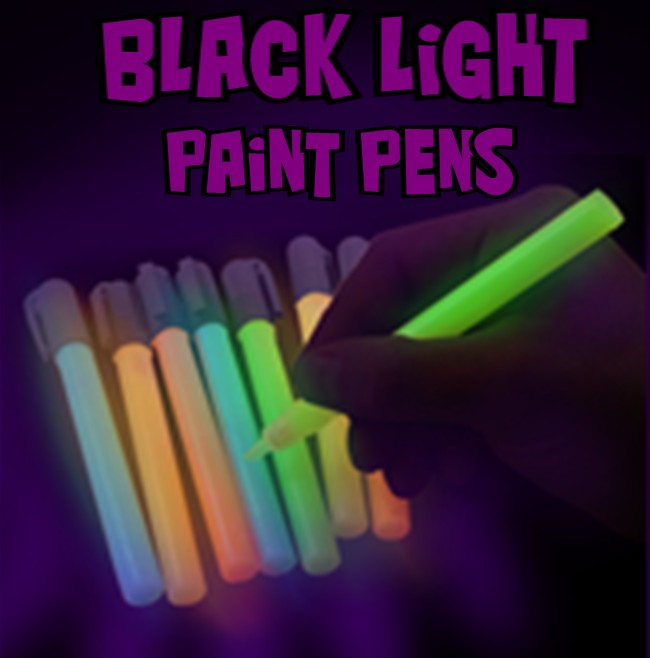 Black Light UV Reactive Paint Pens (Set of 5) – Bewild