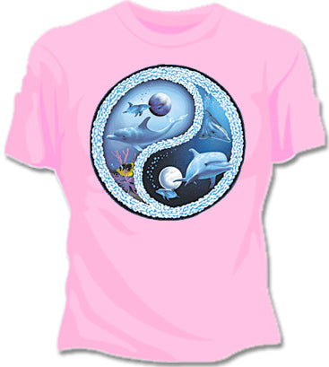 Dolphin Ying Yang Girls T-Shirt – Bewild