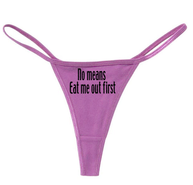 Eat Me Out First Thong – Bewild