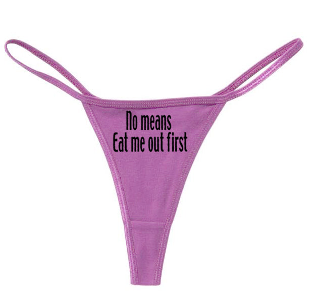 Eat Me Out First Thong Bewild