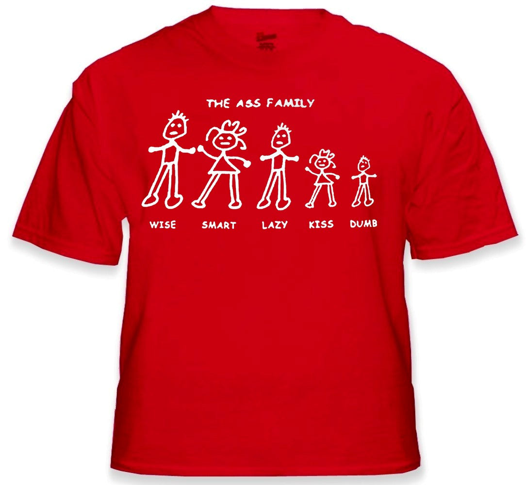 Funny & Hillarious Tees - The Ass Family T-Shirt – Bewild
