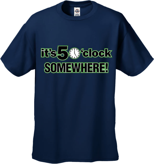 It's 5 O'Clock Somewhere Men's T-Shirt – Bewild