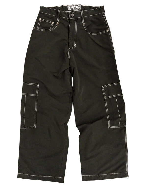 microsuede cargo pants