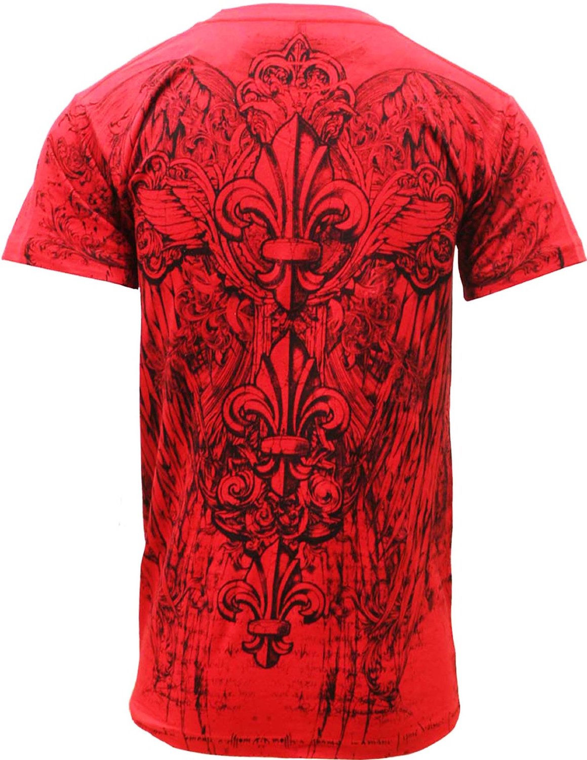 Konflic Triple Fleur De Lis T-Shirt (Red) – Bewild