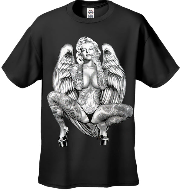 angel wings on shirt