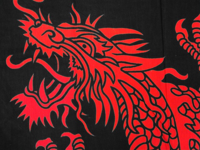 Oriental Twin Dragon Tapestry – Bewild