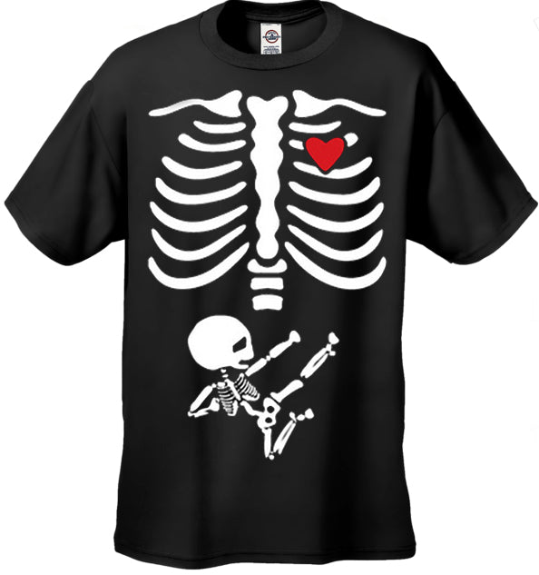 Pregnant Ninja Skeleton Men's T-Shirt – Bewild