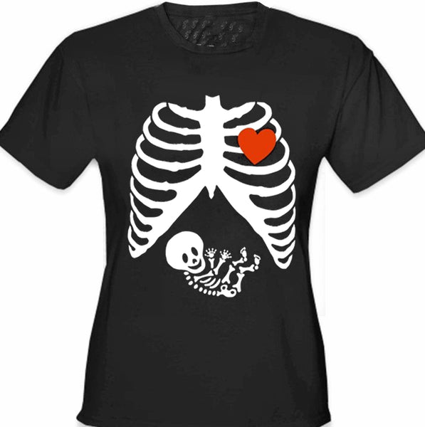 Pregnant Skeleton Women's T- Shirt – Bewild