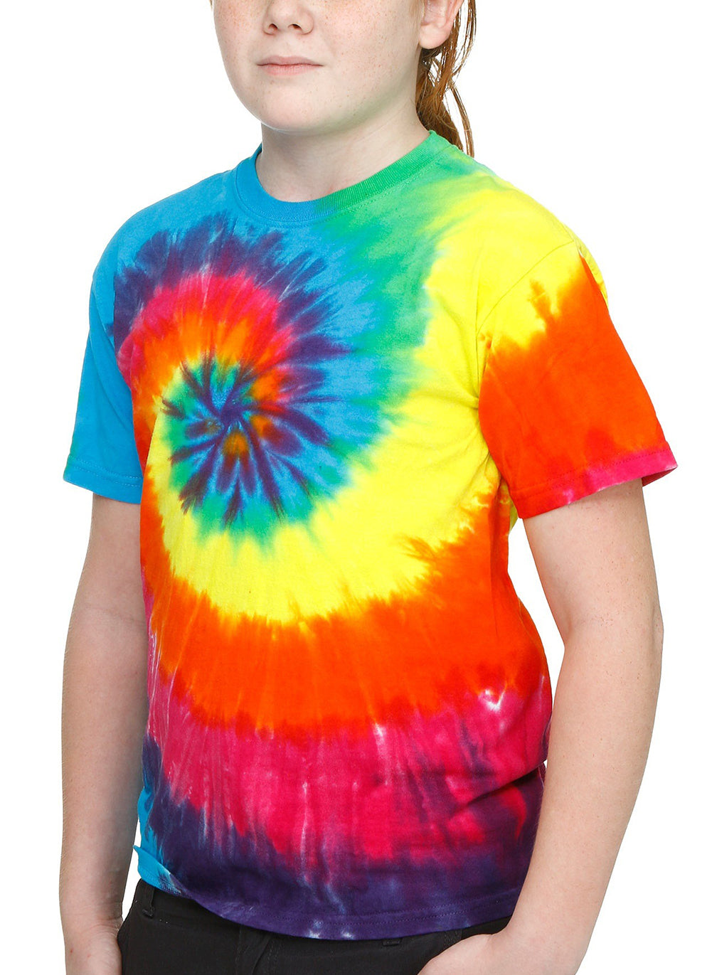 Download Rainbow Spiral Tie Dye Toddler T-shirt - Bewild
