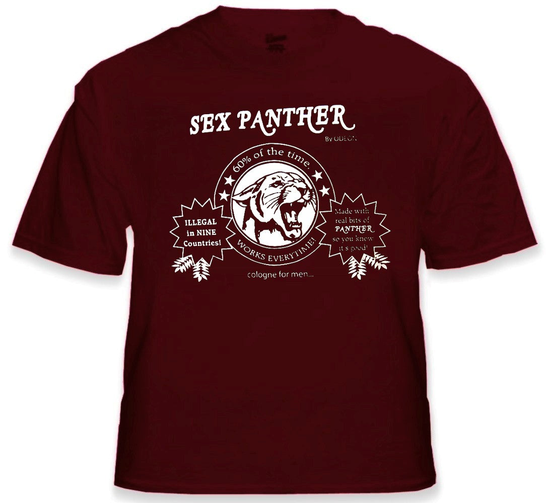 Sex Panther Cologne T Shirt From The Movie Anchorman